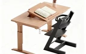 Adjustable Children's Study Desk And Chair Set