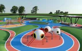 Children Playground In Park