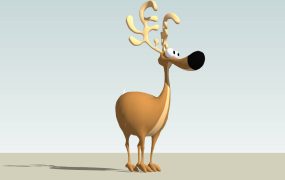 Cartoon Reindeer