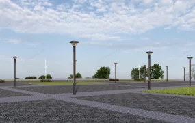 Pedestrian Light Poles