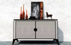 Mid Century Modern Accent Cabinet