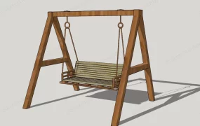 Outdoor Wooden Swing