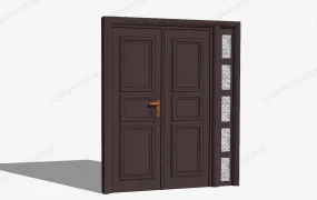 Entrance Door With Sidelight