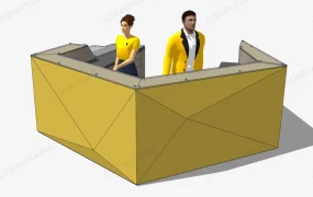 Small Hotel Reception Design