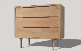 3 Drawer Nightstand