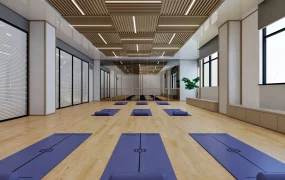 Minimalist Yoga Studio Interior Design