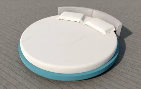 Round Platform Bed
