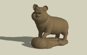 Pig Garden Sculpture