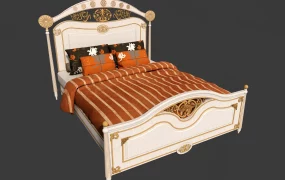 Vintage Wooden Bed