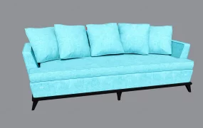 Sky Blue Sofa
