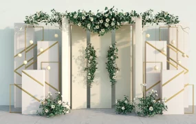 Wedding Backdrop Decoration Idea
