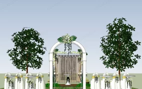 Outdoor Garden Wedding Venue