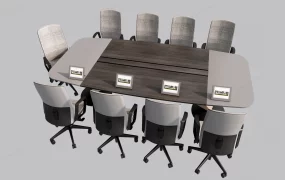 Modern Boardroom Conference Table Suite