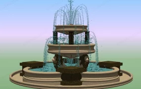 3 Tier Garden Fountain