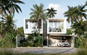 Modern Tropical Two Story House