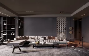 Black Living Room Ideas