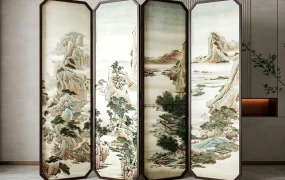 4 Panel Room Divider
