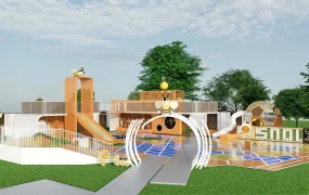 Honey Bee Themed Playground