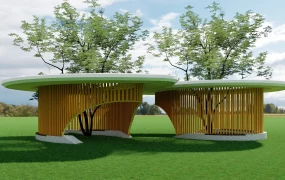 Pergola Design In Park