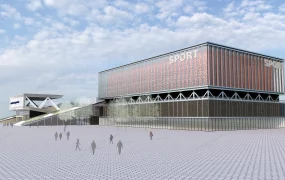 Comprehensive Gymnasium Exterior Design