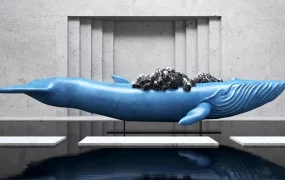 Blue Whale Sculpture