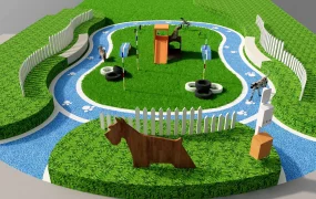 2 Dog Park Layout