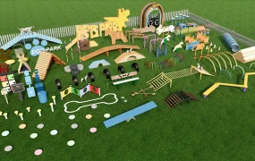 Outdoor Dog Park Equipment