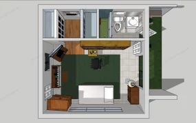 Small Studio Apartment Floor Plan