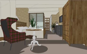 Loft Style Bedroom Design