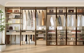 Modern Glass Door Wardrobe Designs