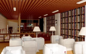 Bookstore Coffee Shop Interior
