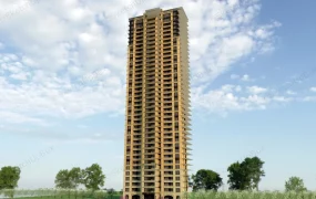 Art Deco Style High Rise Condo Building