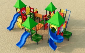 Colorful Outdoor Playset