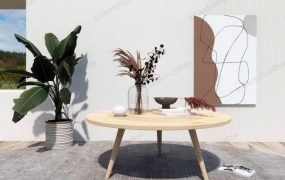 Round Coffee Table Living Room