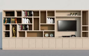 Tv Bookcase Wall Unit