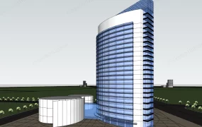 Glass Office Buildings Architecture