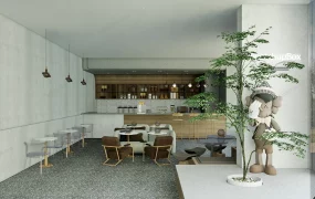 Casual Cafe Interior Design