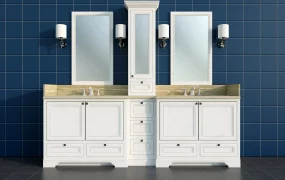Traditional Double Sink Bathroom Vanity