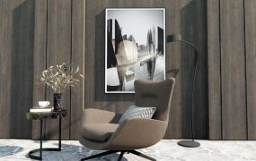 Accent Chair Side Table And Floor Lamp