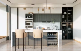 Modern Kitchen With Island
