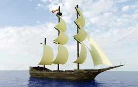1800s Merchant Ship