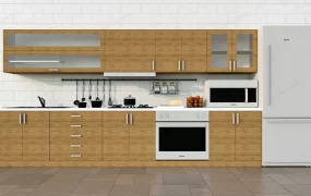 One Wall Galley Kitchen