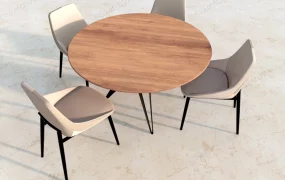 Round Dining Table Set