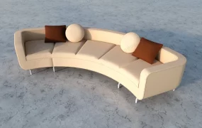 Curved Couch Sofa