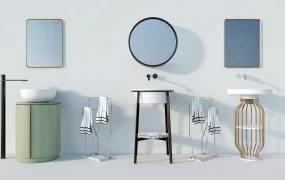 Free Standing Wash Basin Design