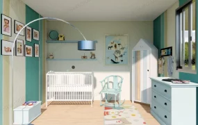 Baby Boy Nursery Room Idea