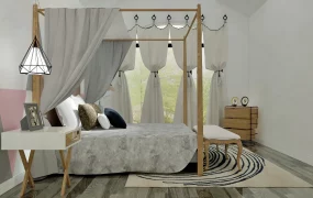 Canopy Bed Bedroom Idea