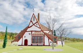 Traditional Brick Country House