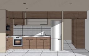 Full Height Kitchen Cabinet Design