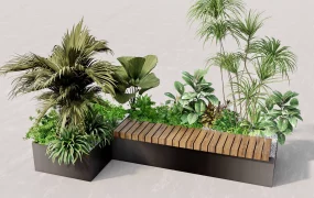 Commercial Bench Planter